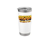 Sarcasm Spice of Life Graffiti Street Graphic Funny Humor Stainless Steel Insulated Tumbler