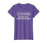 Sarcasm The Elements Of My Personality Chemistry Joke T-Shirt