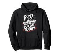 Sarcastic Anti-Motivation Grunge Procrastination Meme Pullover Hoodie