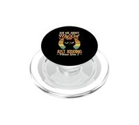 Sarcastic Ask Me About My Cat Sarcasm Introverted Cat Lover PopSockets PopGrip for MagSafe