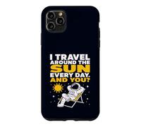 Sarcastic Astronaut Travel Around The Sun Space Joke Case for iPhone 11 Pro Max