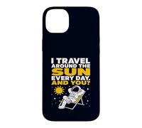 Sarcastic Astronaut Travel Around The Sun Space Joke Case for iPhone 14 Plus