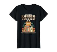 Sarcastic Avid Readings Cannot Buy Happiness More Books Value Graphic T-Shirt, Women, Black, S