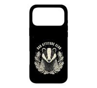 Sarcastic Badger Club Woodland Animal Case for iPhone 17 Pro Max