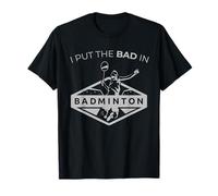 Sarcastic Badminton Design: Ich habe das Bse ins Badminton T-Shirt