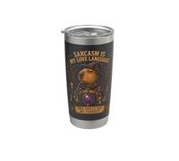 Sarcastic Capybara Wizard Witch Humor Magic Stainless Steel Insulated Tumbler