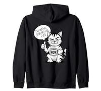 Sarcastic Cat Coffee Mug Oh Wow Said No Cat Ever Zip Hoodie