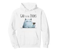 Sarcastic Cat "Gad to the Zooks" snarky funny design Pullover Hoodie