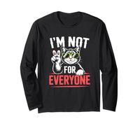 Sarcastic Cat Sunglasses Peace Sign I'm Not for Everyone Long Sleeve T-Shirt