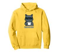 Sarcastic Cat We're Done Here Fed Up Loner Kitten Pullover Hoodie