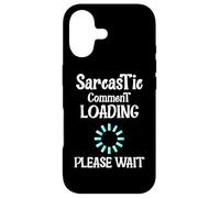 Sarcastic Comment Loading Funny Witty Humor Graphic Style Case for iPhone 17