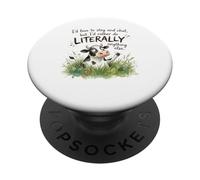 Sarcastic Cow Literally Anything Else Funny Saying PopSockets Adhesive PopGrip
