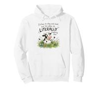 Sarcastic Cow Literally Anything Else Funny Saying Pullover Hoodie
