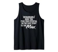 Sarcastic Coworker Quote Remarkable Potential Office Sarcasm Tank Top