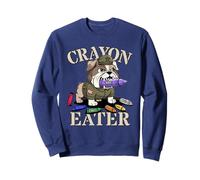 Sarcastic Crayon Eater Armed Forces Bulldog My Military Dad Sweatshirt