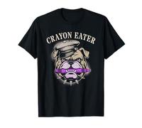 Sarcastic Crayon Eater Bulldog Corps Grunt Armed Forces Gag T-Shirt