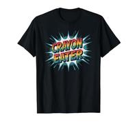 Sarcastic Crayon Eater Jarhead Dad Military Troop IYKYK Joke Value Graphic T-Shirt, Men, Black, S