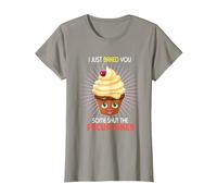 Sarcastic Cupcake Baker Cupcakes Shut The Fuck Up Cakes T-Shirt, Women, Slate Grey, X-Small