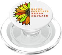 Sarcastic Downton Lady Quotes Never Complain Never Explain PopSockets PopGrip for MagSafe