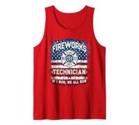 Sarcastic Fireworks Technician My Safety Specialist Director Tank Top