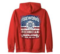 Sarcastic FIREWORKS TECHNICIAN My Safety Specialist Director Zip Hoodie