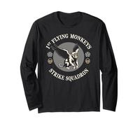 Sarcastic Flying Monkeys Air Squadron Wizard Spell Witch Long Sleeve T-Shirt