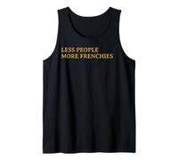 Sarcastic French Bulldog Design for Antisocial Dog People Tank Top