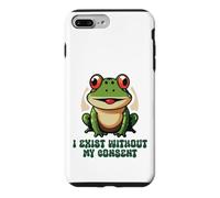 Sarcastic Frog I Exist Without My Consent Meme Case for iPhone 7 Plus/8 Plus