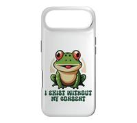 Sarcastic Frog I Exist Without My Consent Meme Case for iPhone Air