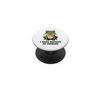 Sarcastic Frog I Exist Without My Consent Meme PopSockets Adhesive PopGrip