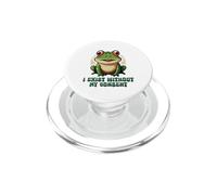 Sarcastic Frog I Exist Without My Consent Meme PopSockets PopGrip for MagSafe