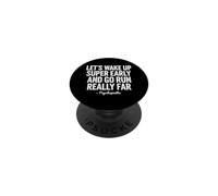 Sarcastic Funny Saying Lets Wake Up Super Early PopSockets Adhesive PopGrip