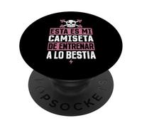 Sarcastic Gym Funny Spanish Inspirational Slang Gym Exercise PopSockets Adhesive PopGrip