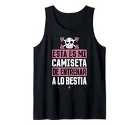 Sarcastic Gym Funny Spanish Inspirational Slang Gym Exercise Tank Top
