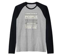Sarcastic Humor for Introverts Who Loathe Social Events Raglan Baseball Tee