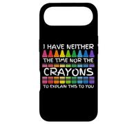 Sarcastic Humor I Have Neither the Time Nor the Crayons Joke Case for iPhone Air