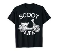 Sarcastic Humorous Scoot Life Scooter Fun Moped Graphic T-Shirt