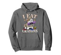 Sarcastic I EAT CRAYONS Armed Forces Dad Military Our Troop Pullover Hoodie