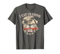Sarcastic I Eat Crayons Grunt Brother Military Soldier Eater T-Shirt