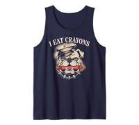 Sarcastic I Eat Crayons Grunt Brother Military Soldier Eater Tank Top