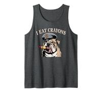 Sarcastic I EAT Crayons Military Squad My Father Son Soldier Tank Top