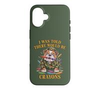 Sarcastic I WAS TOLD THERE BE CRAYONS Jarhead MRE Eater Joke Case for iPhone 16