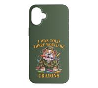 Sarcastic I WAS TOLD THERE BE CRAYONS Jarhead MRE Eater Joke Case for iPhone 16 Plus