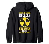 Sarcastic I'm A Nuclear Engineer Unless You Make Me Angry Zip Hoodie