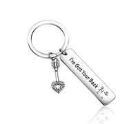Sarcastic Inspirational Keyring I've Got Your Back for Family Friends Keychain Gifts Motivational Gift Size: Regular