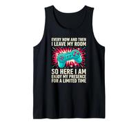 Sarcastic Introvert Meme for Teen Boys Girls Gaming Console Tank Top