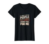 Sarcastic Introverted Quotes for an Antisocial Homebody Value Graphic T-Shirt, Women, Black, M