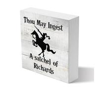 Sarcastic Kitchen Wooden Box Sign Desk Decor Rustic Funny Wood Block Plaque Box Sign For Home Living Room Shelf Table Decoration Office Home Kitchen Decor Funny Desk Accessories 5x5 Inch