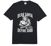 Sarcastic Krampus Christmas Santa Humor Creepy Alpine Legend Comfort Colors Adult Heavyweight T-Shirt