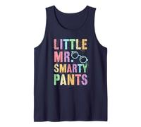 Sarcastic Little MR Smarty Pants Boy Bookworm School Tank Top